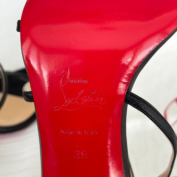 Christian Loutboutin Gwynitta 100 mm sandals size US 9, like new - Picture 9 of 12